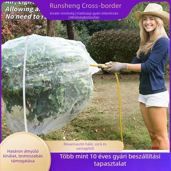60 szemű rovarháló gyümölcsfákhoz, madár- és kártevő elleni védelem, üvegházhoz