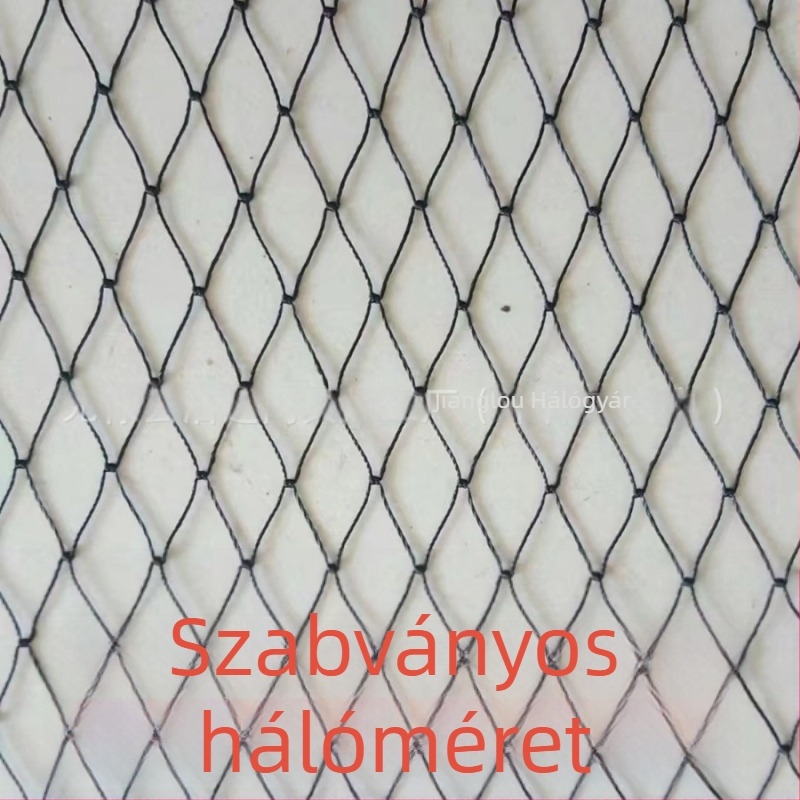 Poliészter fonott védőháló ültetvényekhez és állattenyésztéshez, címkézési specifikációkkal