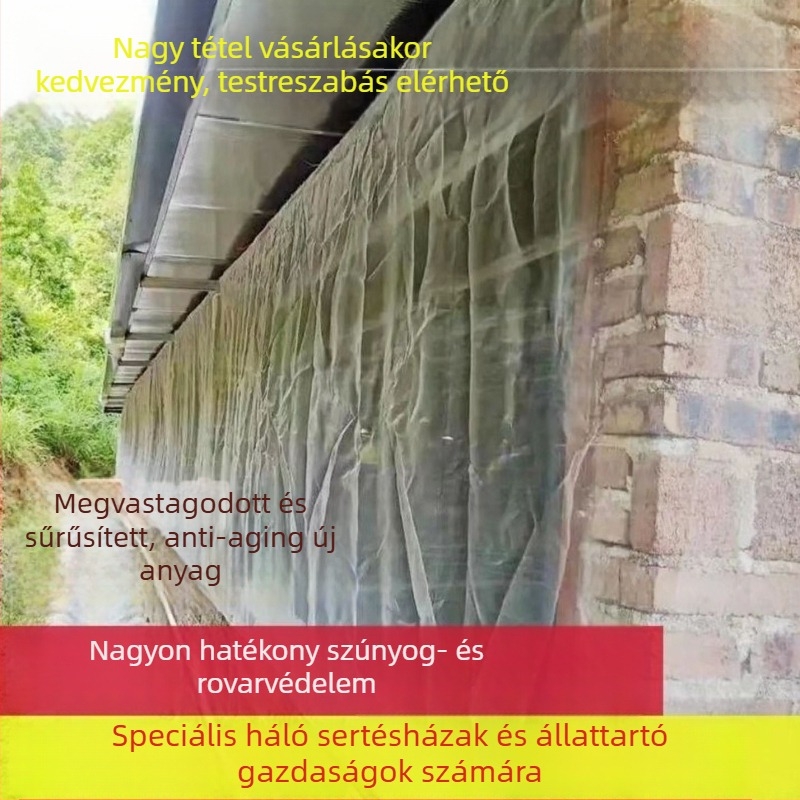 Nylon mezőgazdasági háló gyümölcsfákhoz – szúnyog- és rovarvédelmi háló, polietilén madárháló, megerősített, szélálló, huzalátmérő 1–3 mm, Yue Yixin márka