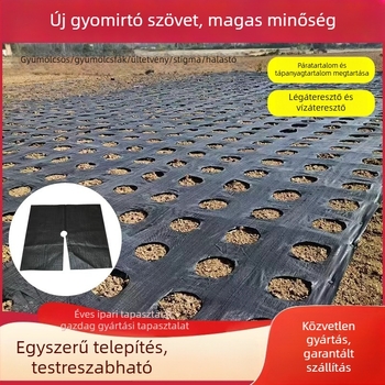 Gyümölcsfa gyomirtó szövet – Tartós PE talajtakaró, gyomelnyomó matrac