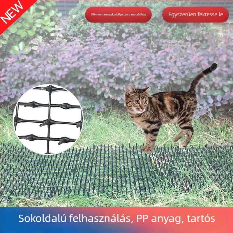Kerti tüskés matrac macskák és kutyák elriasztására