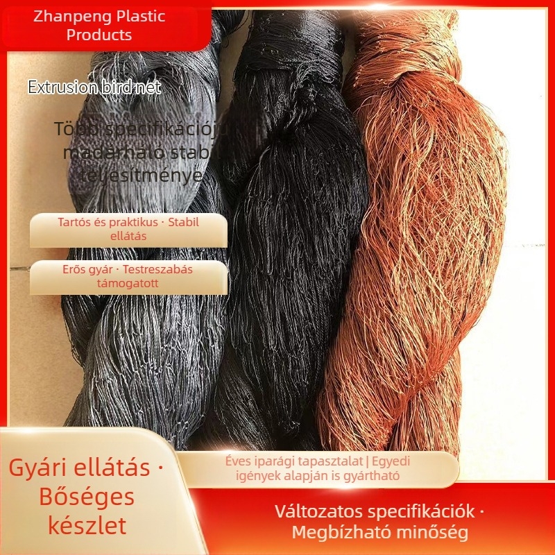 Nylon mezőgazdasági háló: baromfi védelmére, kígyóálló ültetési háló, szántóföldekhez, halastavakhoz, gyümölcsösökhöz és gyümölcsfák védelmére