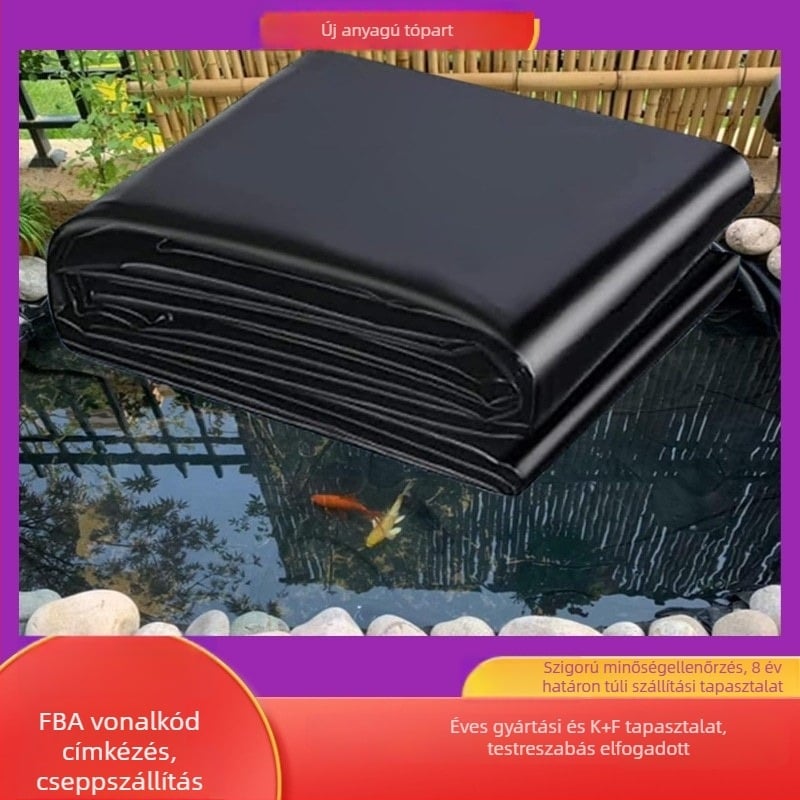 0,2 mm HDPE tómedence membrán akvakultúrához - magas sűrűségű, tartós, összecsukható vízálló membrán