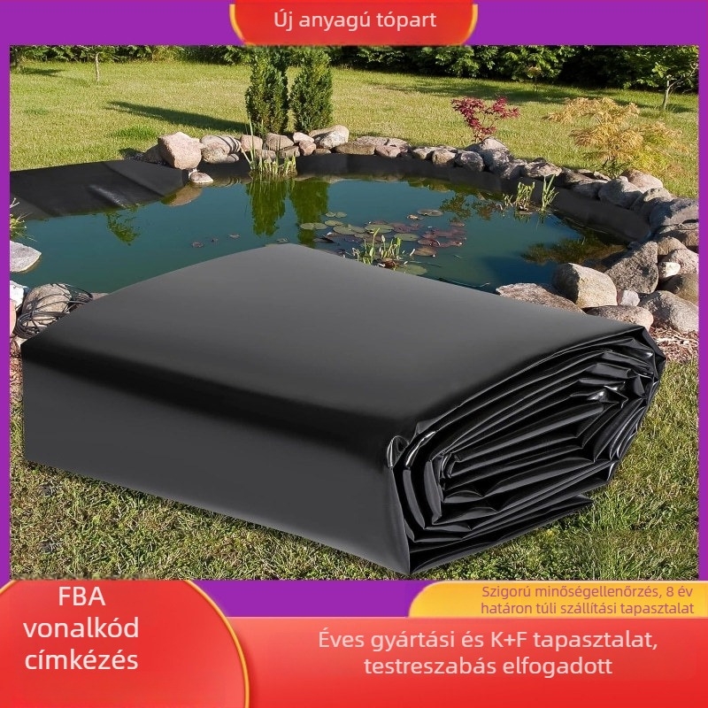 0,2 mm HDPE tómedence membrán akvakultúrához - magas sűrűségű, tartós, összecsukható vízálló membrán
