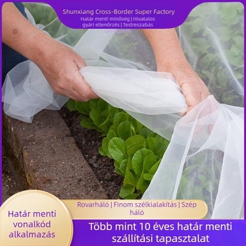 Magas sűrűségű rovarháló üvegházhoz, egyedi csomagolásban, több méretben, megerősített vastagságú, zöldségekhez