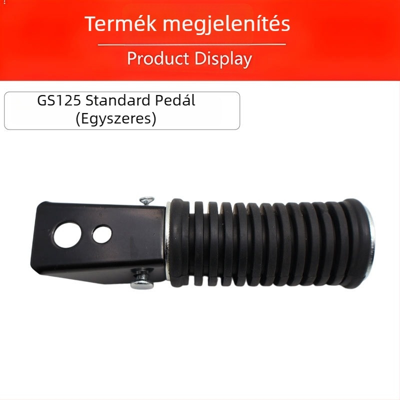 GS125 Motorkerékpár – Elülső és Hátsó Összecsukható Lábtartó, Alumínium Ötvözet, Testreszabható