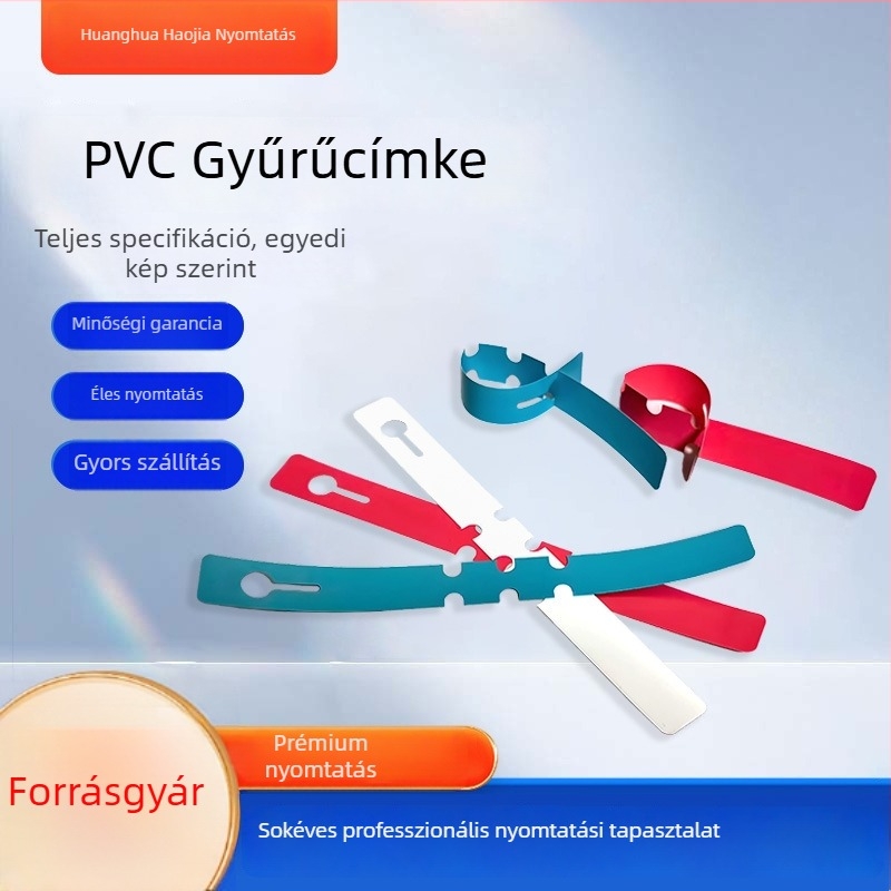 Növénycímkék gyűrűs címkékkel, HDPE anyag, Haojia márka, QR-kód testreszabás