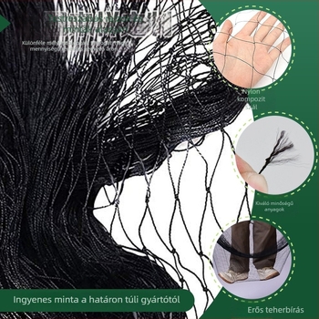 Megvastagított baromfitartási háló, erkély macskaháló, nylon háló, madárvédő háló tavakhoz és gyümölcsösökhöz