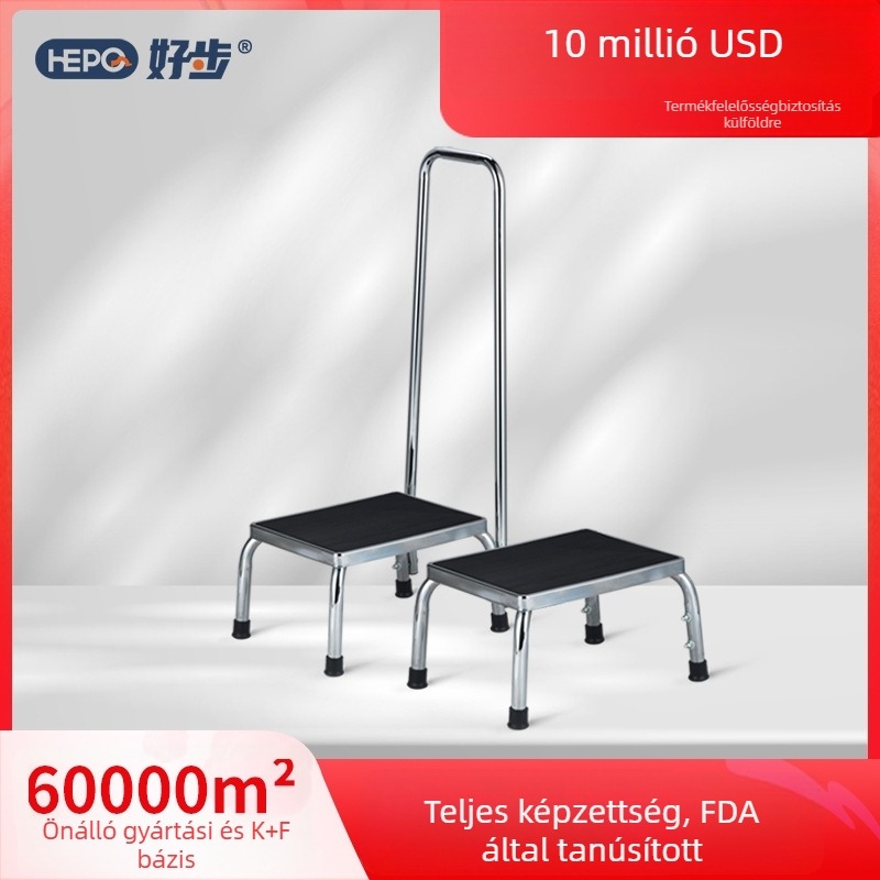 Lábtámasz, vaslemezes felület, modern stílus, modell LQX120001, HEPO/Good Step, testreszabható