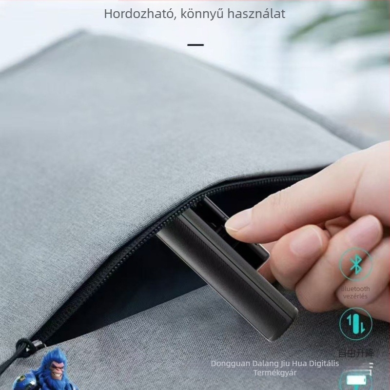 Selfie-stik tripod, mindent egyben, teleszkópos, műanyag kivitel, távirányító nélkül, Bluetooth nélkül
