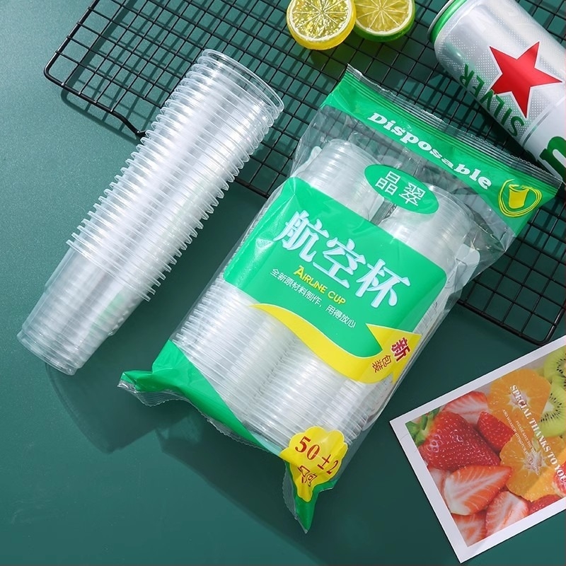 Egyszer használatos PP ovális pohár, 180 ml, 50 db-os csomag.