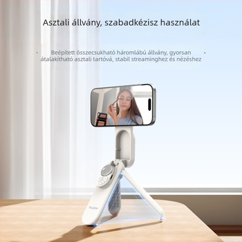 TELESIN Univerzális mágneses telefonos selfie pálca MagSafe gyors kioldással és asztali tríppel — Anyag: Rozsdamentes acél; Távirányító: Tartozék; Bluetooth: Igen; Alkalmazás: Selfie; Modell: P1-TSS-006