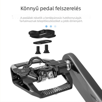 GIYO CX-159 MTB pedálok, alumínium ötvözet, csapágyas, zárható/lapos pedálok, testreszabás elérhető