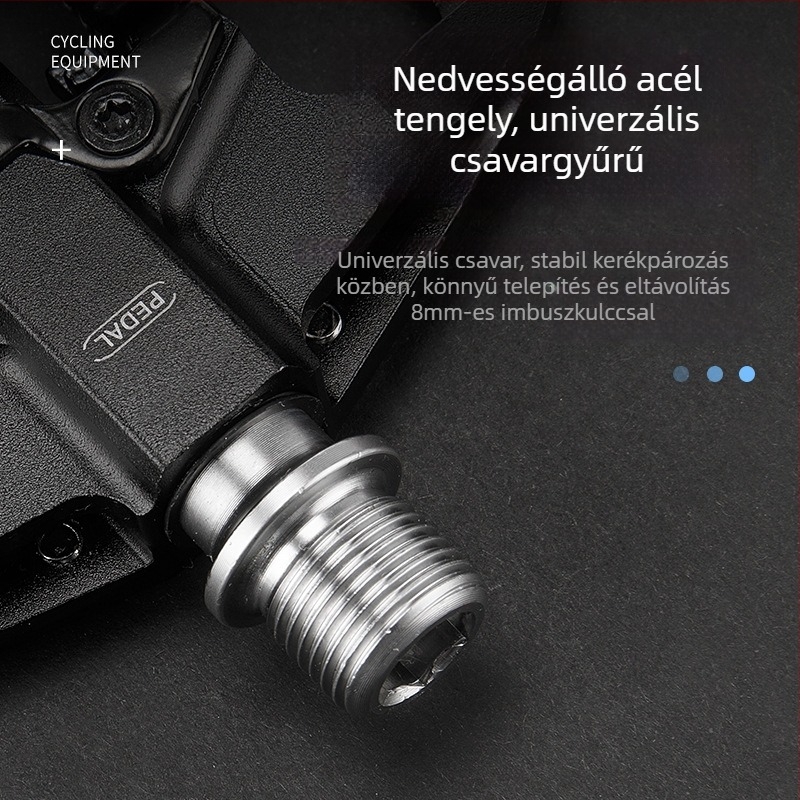 GIYO CX-159 MTB pedálok, alumínium ötvözet, csapágyas, zárható/lapos pedálok, testreszabás elérhető