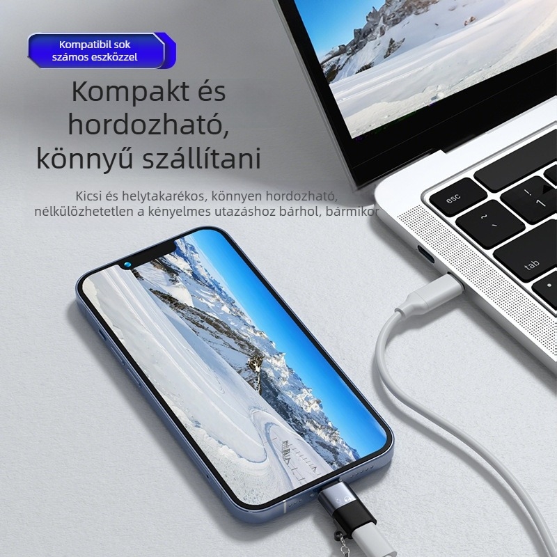 Mini Apple Type-C dugaszoló adapter élő közvetítéshez (Márka: Xin wangwei; Modell: Apple adapter; Kompatibilis: Apple)
