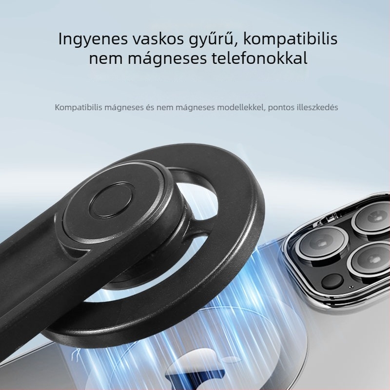 Selfie stick Bluetooth-szal és távirányítóval, rozsdamentes acélból, testreszabható