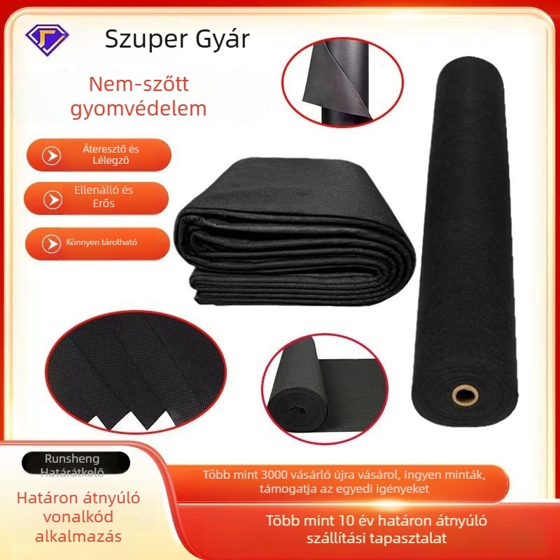 Runshengyuan nemszőtt gyomirtó textil ültetvényekhez, gyümölcsfákhoz, tartós, termékszám Weed Control Fabric 1-3