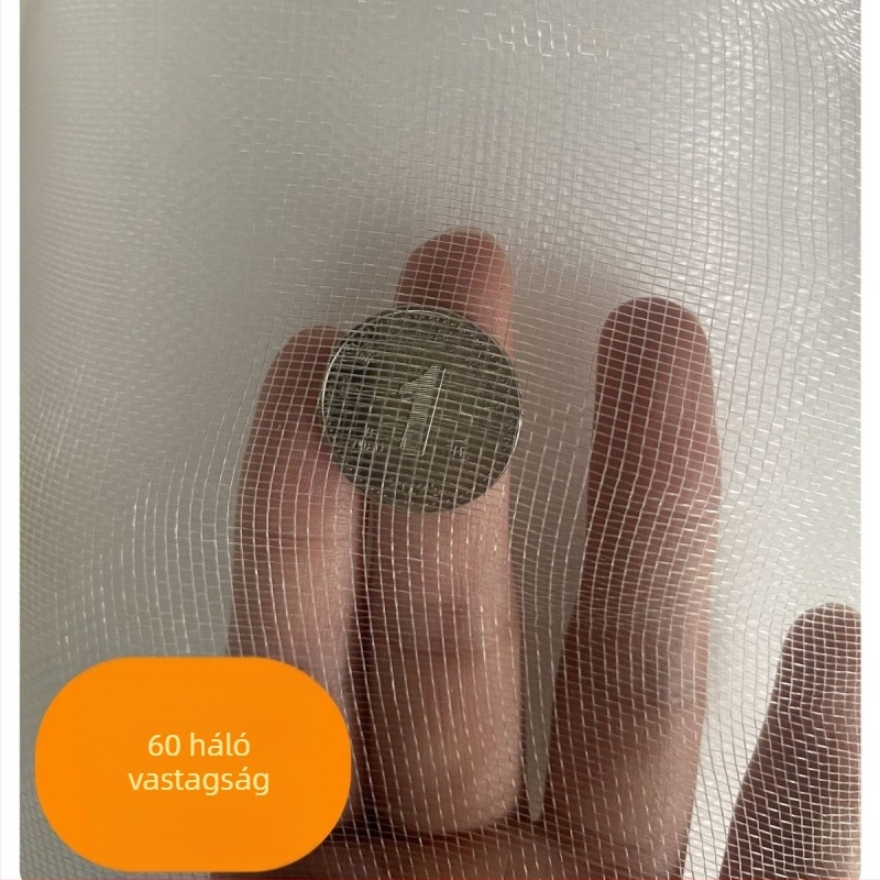Kártevő-mentes háló zöldségek és gyümölcsök ültetéséhez, 60-os háló, PE anyag, nyílás 1,3 mm, termékkód 20260120