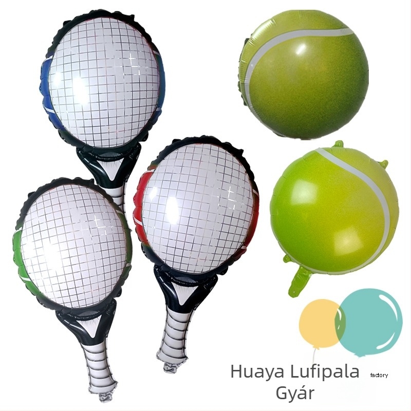 Játék lufi alumínium fóliából, kerek forma, nyomtatott logó nélkül, Huaya Balloon Factory márka