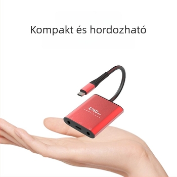 Digitális audió konverter G40 Pro Apple és USB-C eszközökhez, Live No.1, sztereó felvétel, töltés