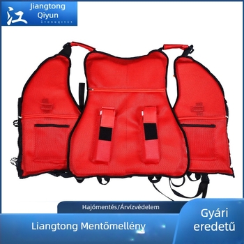 Start mentőmellény, modell Blue Sky Rescue Life Jacket, nagy felhajtóerő, hordozható, testreszabható