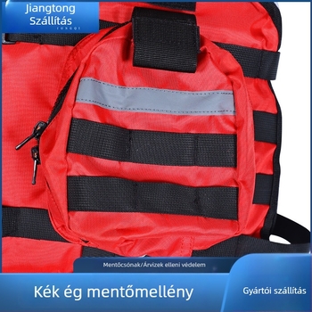 Start mentőmellény, modell Blue Sky Rescue Life Jacket, nagy felhajtóerő, hordozható, testreszabható