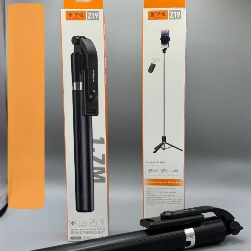 Saxiyue Kiterjeszthető selfie bot Bluetooth távirányítóval, tripod utazásokhoz és kültéri használathoz, műanyag test