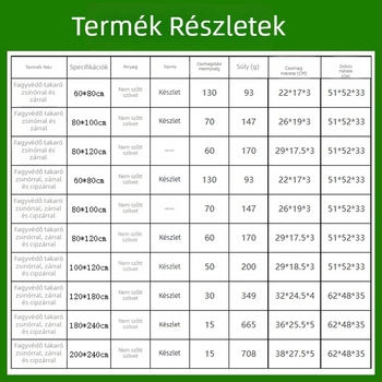 Műanyag növényfagyvédő takaró – vastag téli védelem fák és növények számára, rovarbiztos