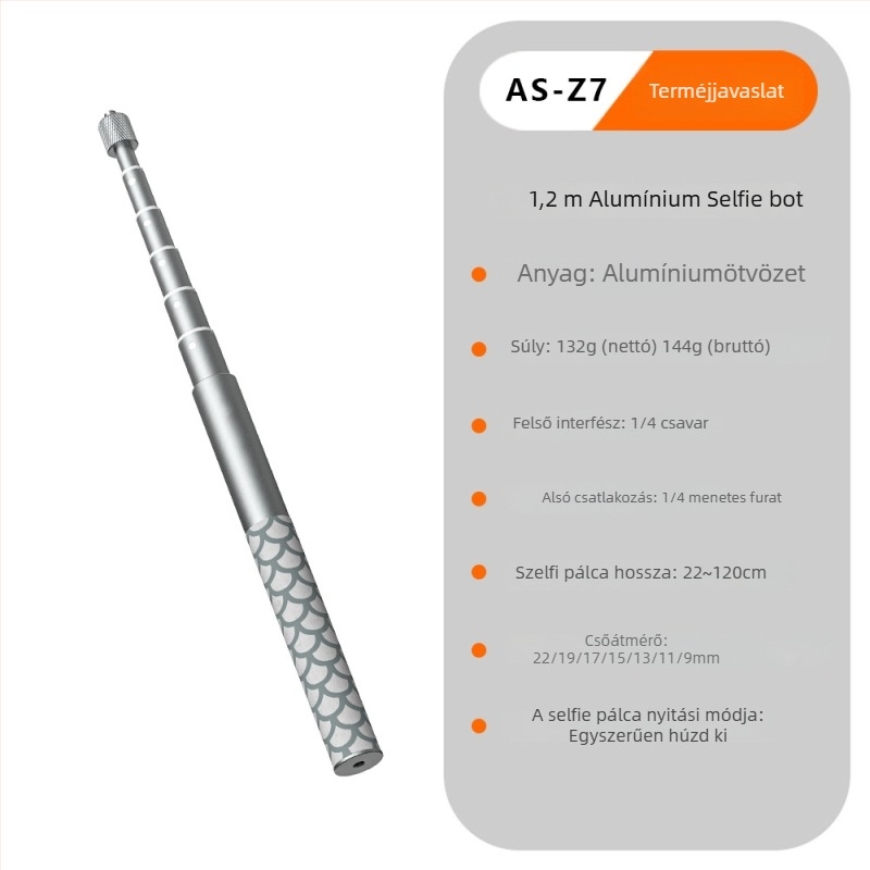 Beizhen Insta360 láthatatlan selfie stick, alumínium ötvözetből, univerzális, kompatibilis X5, X4/X3, AcePro2 és GO3, testreszabható