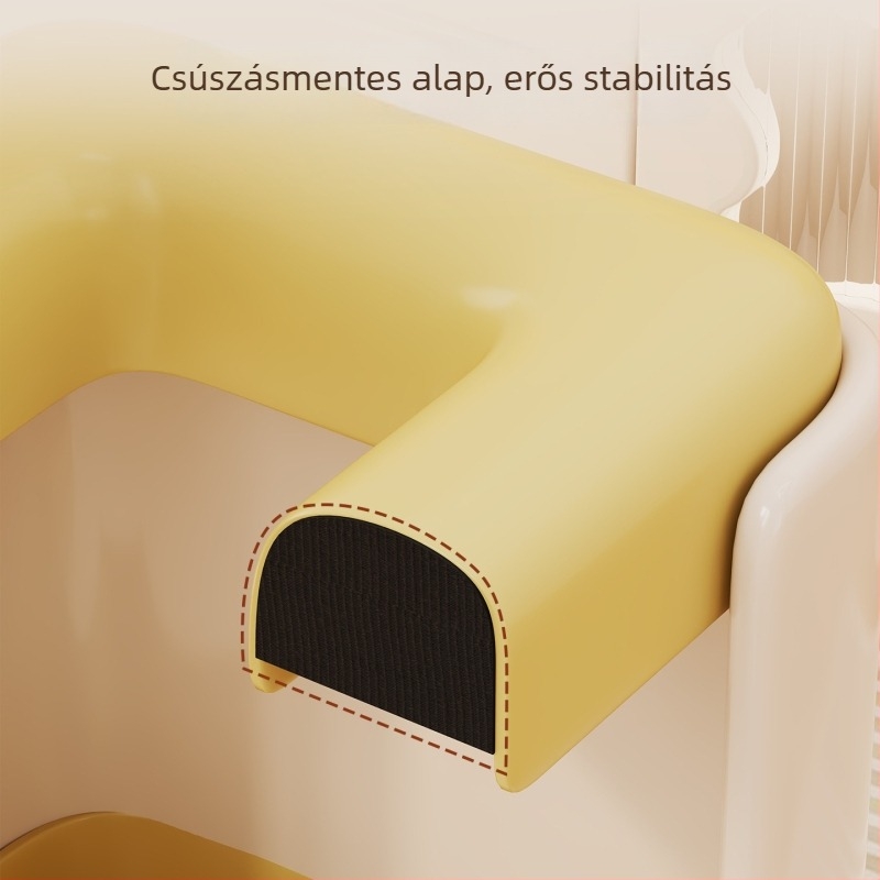 Lábtámasz – PP anyag, fa belső töltet, modern minimalist stílus, modell 2314709979494384512