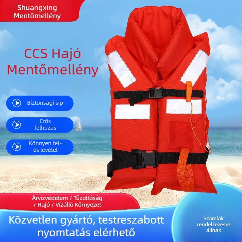 CCS tengeri munka mentőmellény felnőtteknek és gyerekeknek, nagy felhajtóerő, belvízi utakhoz
