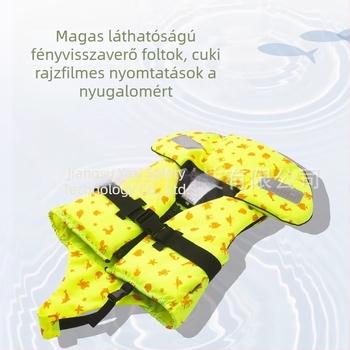 Gyermekeknek készült mentőmellény, nagy úszóerővel, hordozható úszó- és vízisport mellény, modell AH-015, eredet Dongtai, Yancheng.