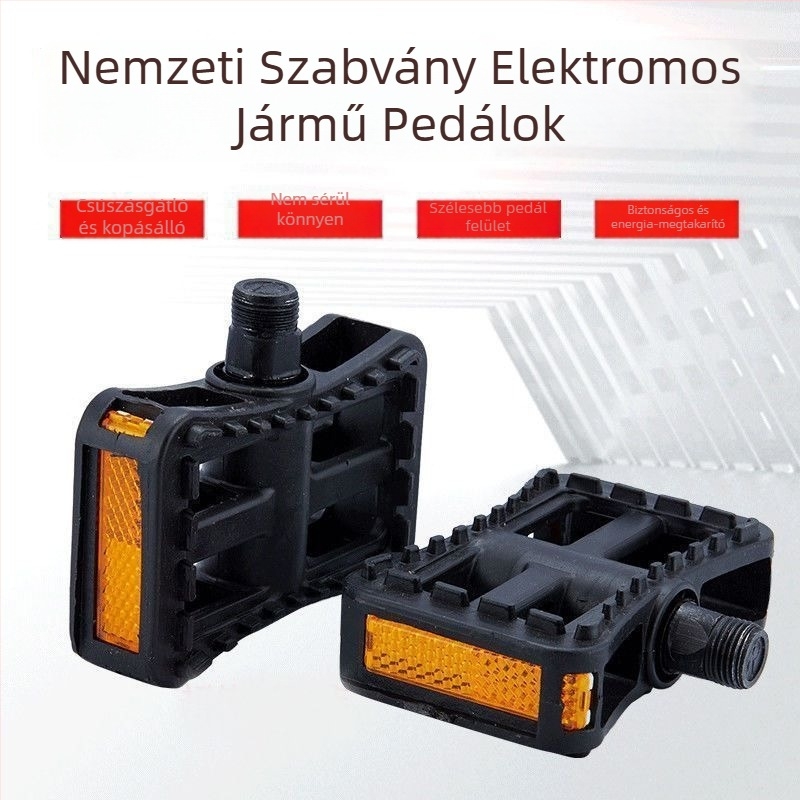 Elektromos kerékpár pedálok, univerzális illeszkedés, egyszerű modell, nemzeti szabvány