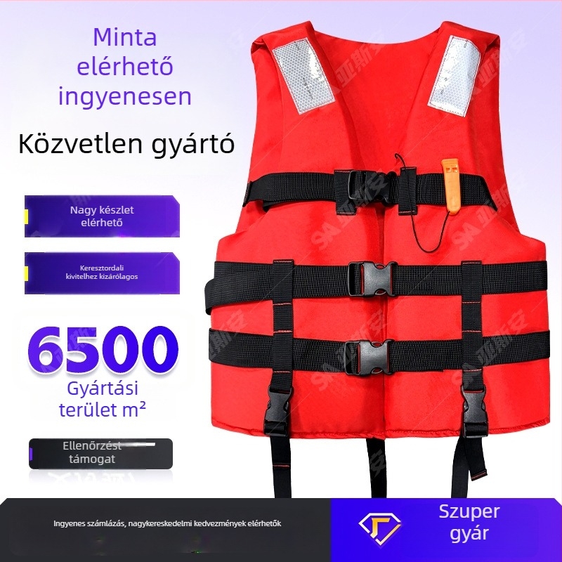 Felnőtt mentőmellény vízi sportokra, nagy felhajtóerővel, testreszabható, hivatalos magánmárkával