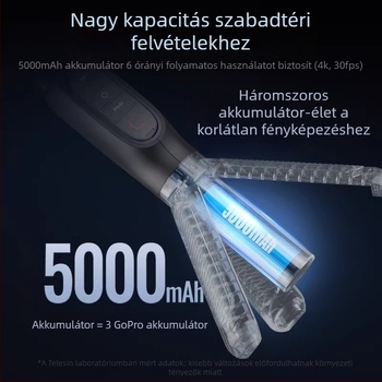 TELESIN Shorty Selfie állvány Bluetooth távirányítóval GoPro 12–8, ötvözet