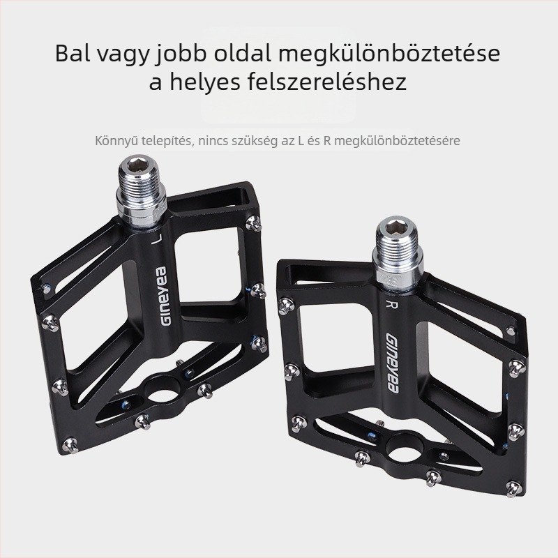 Jingye/Gineyea országúti kerékpárpedálok, alumíniumötvözet, modell K302, univerzális kompatibilitás