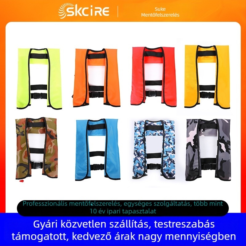 Felfújható mentőmellény, márka Su ke, modell 20, testreszabás elérhető