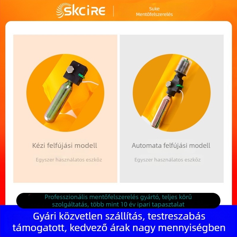 Felfújható mentőmellény, márka Su ke, modell 20, testreszabás elérhető