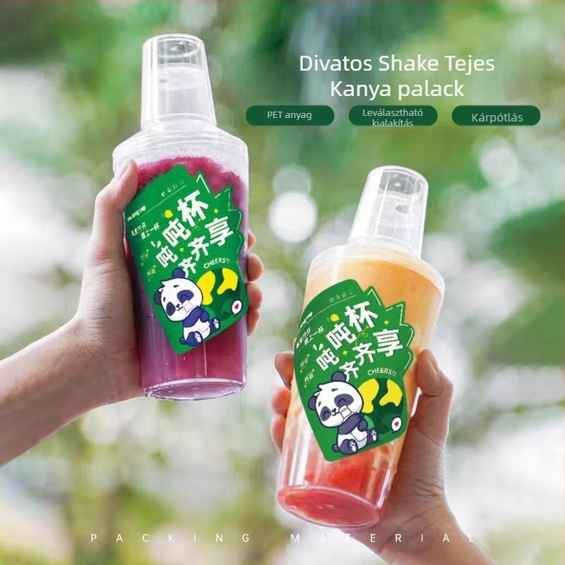 BF modell PET shaker pohár fedéllel, címkézés, származás Taizhou Zhejiang