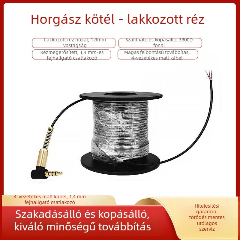 Víz alatti ultra tiszta horgászvonal vizuális funkcióval – négy magos, LiPo tápegység, mélység tartomány 0,6–183 m