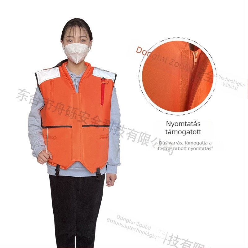 Felfújható mentőmellény partvédelmi őrség számára – tűzoltók és árvízmentési feladatokhoz