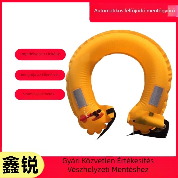 Víz mentőöv felfújható automatikus és kézi felfúvással | Xinrui, teljes modell, Hebei