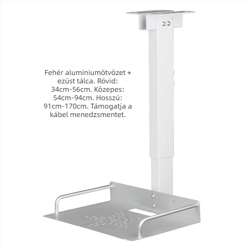 Delisain Alumínium Tray Bracket projektor-hoz és kamerafej-támogatáshoz — lyukmentes telepítés, kompatibil Huawei és Sony videó-támogatással