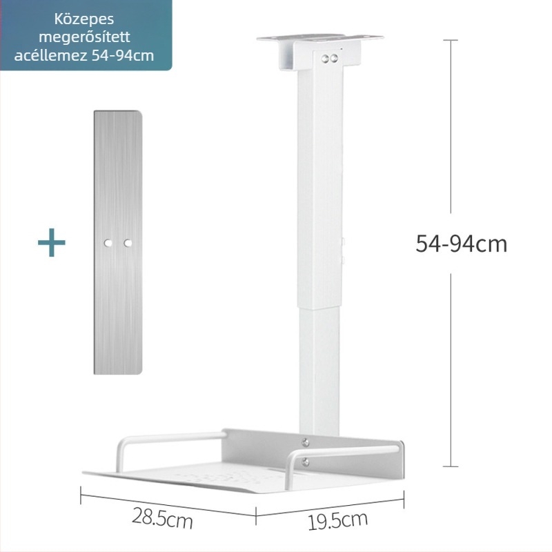 Delisain Alumínium Tray Bracket projektor-hoz és kamerafej-támogatáshoz — lyukmentes telepítés, kompatibil Huawei és Sony videó-támogatással