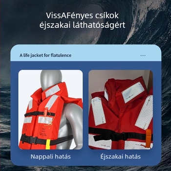 Sail JHY-IV 150N galléros mentőmellény, belvízi használatra, CCS-tanúsítvány, testreszabható