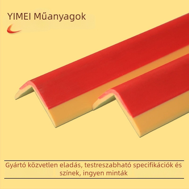L alakú papírsarokvédő, extrudált gyártás, márka DGYIMEI, nyomtatott logó OK