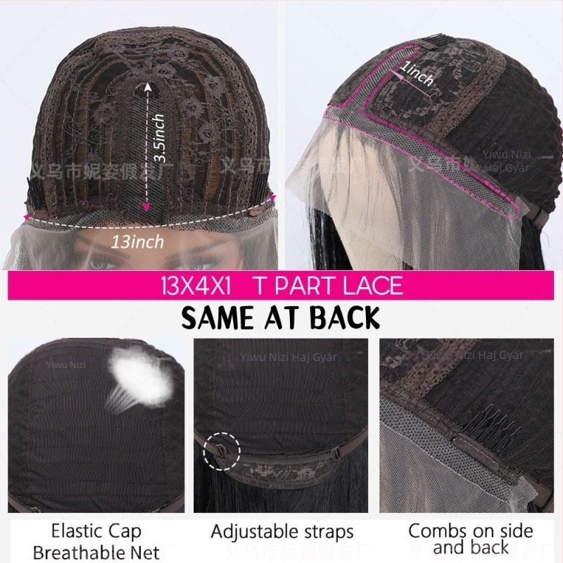 Paróka Star Fashion stílusban, hőálló rostból, egyenes haj, modell LACE011, márka Nizi, nőknek