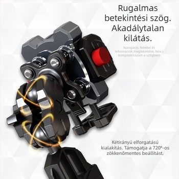 Elektromos jármű telefon-tartó, rezgésálló, motorkerékpárok, robogók és kerékpárok számára, navigációs tartóval