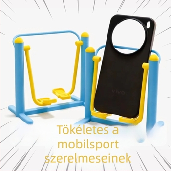 Moduláris mobiltelefon-tartó, kreatív asztali dísztárgy, műanyagból készült, szimulált fitnesz felszerelés