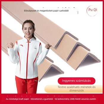 Erősített L-alakú kraftpapír sarokvédő